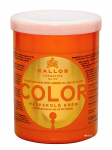 KALLOS - Mask v&auml;rvitud juustele linaseemnetega, 1000 ml