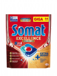 SOMAT - N&otilde;udepesukapslid SOMAT Excellence Premium 5 in 1, 54 tk.
