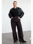 TRENDYOL PLUS SIZE - Naiste laiad teksad