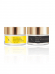 ERTH SKIN LONDON - P&auml;evane kollageenikreem SPF 50 (50 ml), &ouml;ine kortsudevastane niisutav kreem 24k kullaga, 2x50 ml.