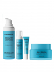 GLOW COCKTAIL LONDON - Niisutav kreem (50 ml), seerum (30 ml), silmakreem (15 ml) jne. h&uuml;aluroonhappega