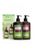 ARGANICARE - Niisutav ja parandav &scaron;ampoon/konditsioneer makadaamia- ja agav&otilde;liga, 2x400 ml