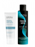 ERTH SKIN LONDON - FRESH MEN du&scaron;igeel meestele (300 ml) ja niisutav jalakreem (100 ml)