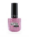 GOLDEN ROSE - GLITTER SHINE Geeliefektiga k&uuml;&uuml;nelakk (208), 10,2 ml