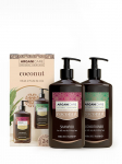ARGANICARE - &Scaron;ampoon/konditsioneer argaania- ja kookos&otilde;liga, 2x400 ml