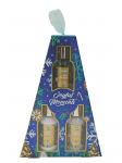 GLOSS - J&otilde;ulukosmeetikakomplekt: vanilje l&otilde;hnastatud kehapesu, kehakreem (2x100 ml), vannisool (100 g).