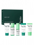 PURITO - N&auml;opuhastusvahend/tooner (2x30 ml), rahustav n&auml;oseerum/niisutusvahend/p&auml;ikesekaitse (3x15 ml) SEOUL BEST KIT