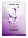 NUMBUZIN - T&otilde;stev n&auml;omask NO.9 NAD+ BIO LIFTING-SIL FULL FACE MASK, 26 ml