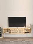 ZENA HOME - TV-laud, 140x25x25 cm