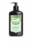 ARGANICARE - Niisutav juukseshampoon Aloe Vera'ga rasustele ja kuivadele juukseotstele, 400 ml