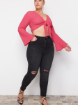 TRENDYOL PLUS SIZE - Naiste teksad