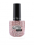GOLDEN ROSE - GLITTER SHINE Geeliefektiga k&uuml;&uuml;nelakk (209), 10,2 ml