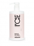 ICE - Repair My Hair taastav juuksemask kahjustatud juustele, 750 ml