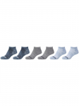 SKECHERS - Laste sokid, Skechers 6PPK Casual Super Soft Sneaker Socks SK43069-4851