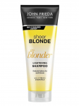 JOHN FRIEDA - SHEER BLONDE GO BLONDER tooni heledamaks muutev &scaron;ampoon heledatele juustele, 250 ml