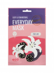 DEARBOO - N&auml;omask liilia- ja s&ouml;eekstraktiga EVERYDAY MASK LILY & CHARCOAL, 27 ml