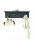 PUQA DESIGN - Riiul, 60x14,5x16,3 cm