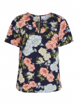 VILA - Naiste l&uuml;hikeste varrukatega pluus, VILIVA S/S KEY HOLE TOP/KA