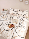 EPONJ HOME - Voodipesu komplekt koos voodilinaga, 200x220 cm, 4 tk.