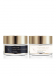 ERTH SKIN LONDON - Kortse v&auml;hendav &ouml;ine niisutav kreem 24K kullaga (50 ml), h&uuml;aluroonhappe ja kollageeni p&auml;evakreem (50 ml).