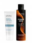 ERTH SKIN LONDON - POWER MEN meeste &scaron;ampoon (300 ml) ja niisutav jalakreem (100 ml)