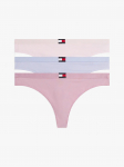 TOMMY HILFIGER - Naiste alusp&uuml;ksid triibuga, 3 PACK THONG, 3tk.