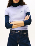 TOMMY JEANS - Naiste l&uuml;hikeste varrukatega T-s&auml;rk, TJW REG DOLLAR STACK TEE EXT