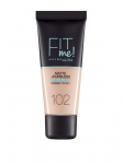 MAYBELLINE - Make-up Foundation FIT ME (102 FAIR IVORY), 30 ml