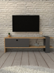 PUQA DESIGN - TV-laud, 120x36,8x25 cm