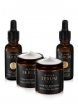 ALPHA SERUM PARIS - Luksuslik n&auml;ohoolduskomplekt p&auml;evaks ja &ouml;&ouml;ks, 4 t&uuml;kki