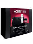 KORFF - HYALURONIC PRO AGE TREAT n&auml;okreem (50 ml), seerum (10 ml) ja kosmeetikakott.