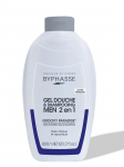 BYPHASSE - 2 IN 1 juuste- ja kehapesu meestele GROOVY PARADISE, 600 ml