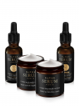 ALPHA SERUM PARIS - Multifunktsionaalne p&auml;evane/&ouml;&ouml;line n&auml;okreem h&uuml;aluroonhappe ja kollageeniga (2x60 ml) jne.