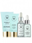 WARDA LUXURY SKINCARE - Niisutav kreem h&uuml;aluroonhappega (50 ml), Silma seerum h&uuml;aluroonhappega (15 ml), Geel seerum h&uuml;aluroonhappega (30 ml), Niisutav &otilde;liseerum h&uuml;aluroonhappega (30 ml).