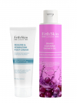 ERTH SKIN LONDON - Viinamarja l&otilde;hnastatud du&scaron;igeel (300 ml) ja niisutav jalakreem (100 ml).