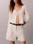 CALVIN KLEIN JEANS - Klassikalised naiste l&uuml;hikesed linased p&uuml;ksid