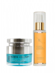 ERTH SKIN LONDON - P&auml;evakreem SPF 50 (50 ml), C-vitamiini ja kollageeni seerum (60 ml).