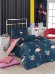 EPONJ HOME - Voodipesu komplekt koos voodilinaga, 160x220 cm, 3 tk.