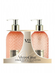 VIVIAN GRAY - Komplekt kalliskivi neroli&amber: vedel seep, k&auml;tekreem, 2x300 ml