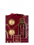 ACCENTRA - Roosi ja merevaigu l&otilde;hnaga du&scaron;igeel (100 ml), vannimullid (2x25 g)