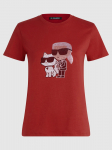 KARL LAGERFELD - Naiste IKON RS DUO T-SHIRT T-SHIRT T-SHIRT