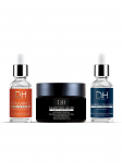 DR H HYALURONIC - C-vitamiini seerum (30), merekollageeni seerum (30), koorimine (60 ml) k&uuml;psele nahale.
