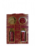 ACCENTRA - Roosi ja merevaigu l&otilde;hnaga du&scaron;igeel, kehakreem (2x100 ml), seep (50 g) jne.