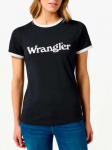 WRANGLER - Naiste l&uuml;hikeste varrukatega T-s&auml;rk, RINGER TEE