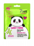 7 DAYS - Lehtmask bambuseekstrakti ja soja&otilde;liga Sweet Panda, 28 g