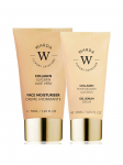 WARDA LUXURY SKINCARE - Niisutav kreem kollageeniga (50 ml), pinguldav geel-seerum kollageeniga (30 ml).