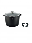 SWISS HAUS - Valualumiiniumist s&uuml;gav pott klaasist kaanega, 20 cm, 10,5 l