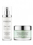 SYMBIOSIS - CBD kirgastav niisutaja (50 ml), pinguldav n&auml;oseerum (30 ml).