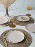 KERAMIKA - Dessertitaldriku komplekt, 6 tk
