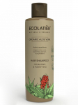 ECOLATIER - Niisutav ja tugevdav &scaron;ampoon ALOE VERA'ga, 250 ml